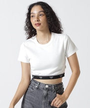 S／S LOGO RUBBER TAPE TOPS／ロゴラバーテープトップス