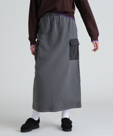 FADE WASH EAST CARGO SKIRT／フェイドウォッシュ イーストカーゴスカート