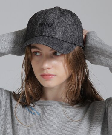 《直営店限定》WASHED DENIM CAP／ウォッシュ デニムキャップ