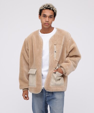 《WEB&DEPOT限定》BOA CARDIGAN ’24 ／ ボア カーディガン ／ AVIREX ／ アヴィレックス
