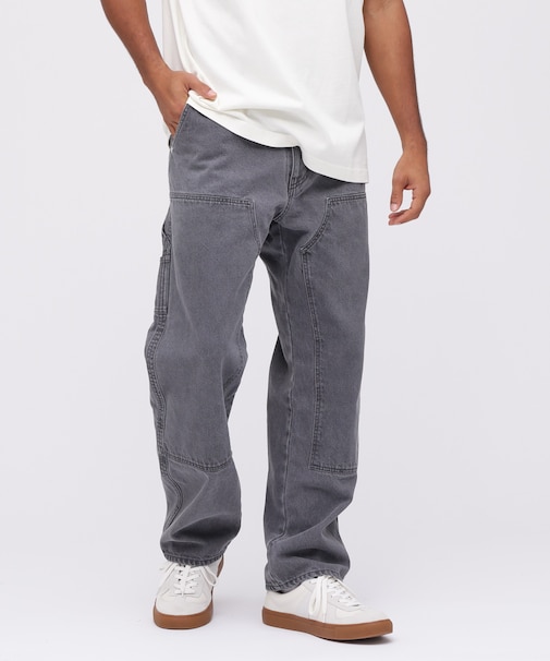 《直営店限定》DOUBLE KNEE DENIM PANTS ／ ダブルニー デニムパンツ ／ AVIREX ／ アヴィレックス