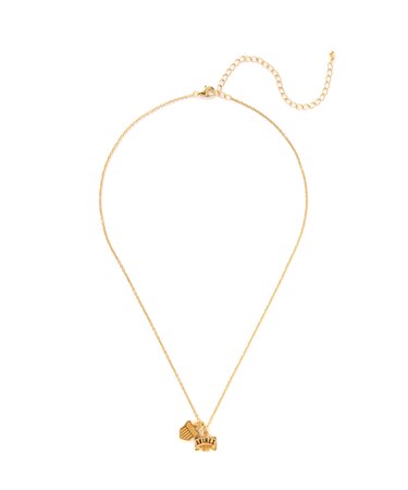 《AVIREXby J.H.M CO.，LTD. 》"VARSITY" SIGNATURE NECKLESS GOLD PLATED