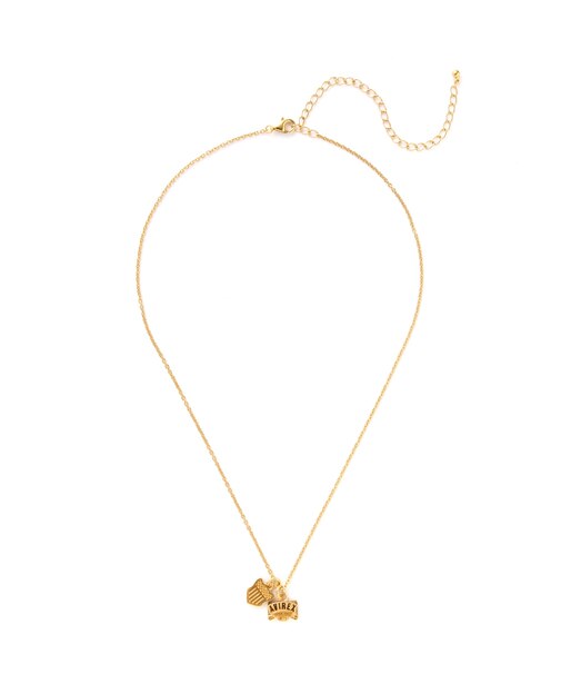 《AVIREXby J.H.M CO.，LTD. 》"VARSITY" SIGNATURE NECKLESS GOLD PLATED