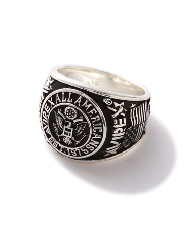 《AVIREXby J.H.M CO.，LTD. 》"SURPLUS" COLLEGE RING ／ "サープラス" カレッジリング ／