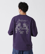 DOUBLE DRAGON SOUVENIR T-SHIRT ／ ダブルドラゴン スーベニア 長袖Tシャツ ／ AVIREX