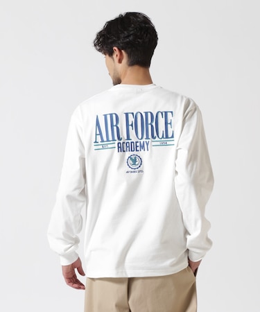 USAFA EMBROIDERY T-SHIRT ／ USAFA エンブロイダリー 長袖Tシャツ ／ AVIREX ／ アヴィレックス