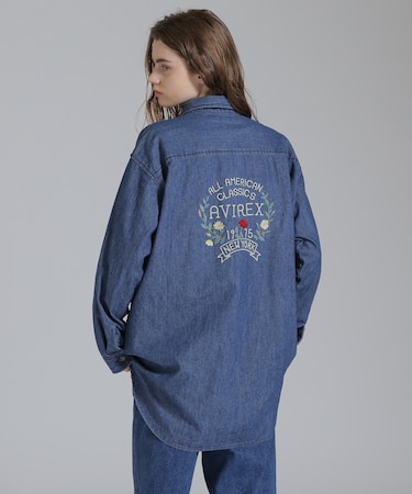 HAND LIKE EMBROIDERY SHIRTS／ハンドライク刺繍シャツ