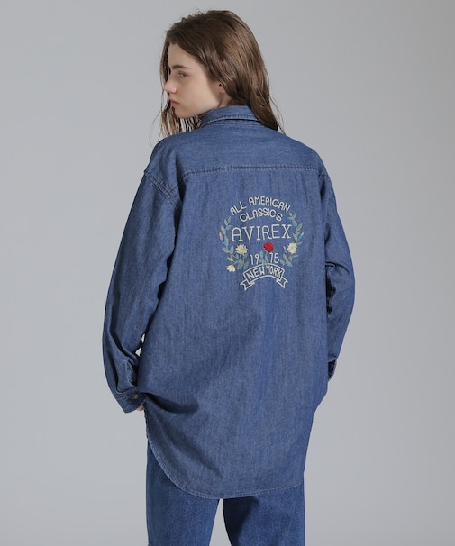 HAND LIKE EMBROIDERY SHIRTS／ハンドライク刺繍シャツ