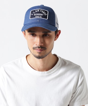 AIRFORCE LOGO MESHCAP ／ エアフォース ロゴ メッシュキャップ ／ AVIREX ／ アヴィレックス