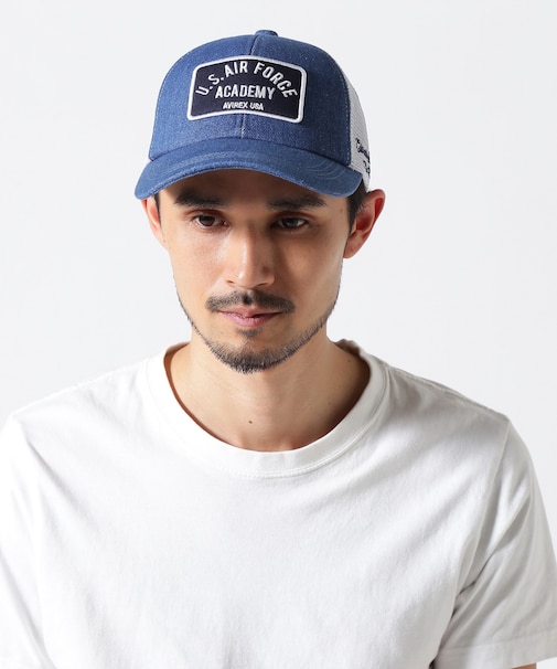AIRFORCE LOGO MESHCAP ／ エアフォース ロゴ メッシュキャップ ／ AVIREX ／ アヴィレックス