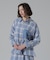 WAFFLE OMBRE CHECK DETACHABLE SHIRTS／ワッフルオンブレチェック デタッチャブルシャツ