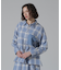 WAFFLE OMBRE CHECK DETACHABLE SHIRTS／ワッフルオンブレチェック デタッチャブルシャツ