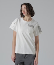 《50th Anniversary》LEATHER PATCHED FATIGUE T-SHIRT／レザーパッチ ファティーグTシャツ