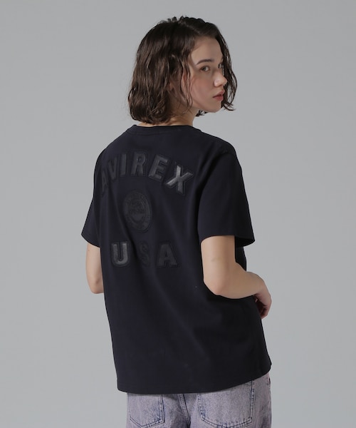 内田　AVIREXリバーシブル 黒白 刺繍 パッチ付き 内田様専用 AVIREXリバーシブル 黒白 刺繍 パッチ付き