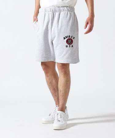 《直営店限定》VARSITY LOGO SHORTS ／ バーシティ ロゴ ショーツ ／ AVIREX ／ アヴィレックス