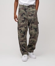 CAMO DOUBLE KNEE DUCK PAINTER PANTS