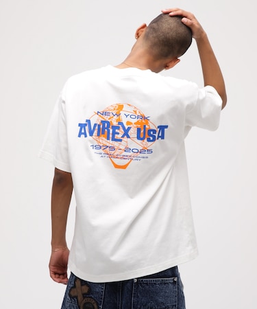 AVIREX USA T-SHIRT / ロゴ 半袖Tシャツ / AVIREX / アヴィレックス