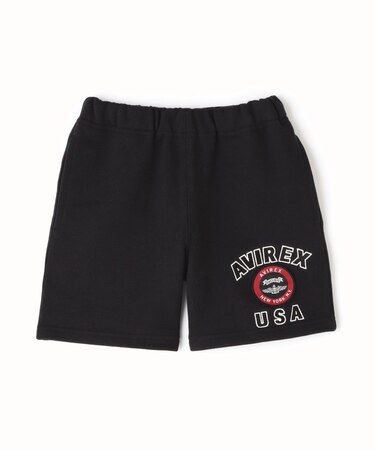 《KIDS ／ キッズ》 VARSITY LOGO SHORTS ／ バーシティ ロゴ ショーツ ／ AVIREX ／ アヴィレックス