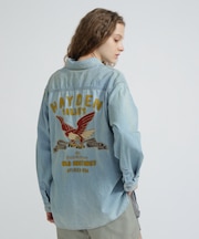 《WOMAN／取扱店限定アイテム》EMB DENIM SHIRT HAYDEN VALLEY