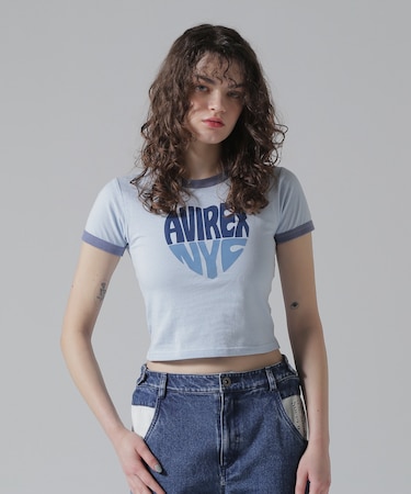 RINGER HEART LOGO T-SHIRT／リンガーハートロゴTシャツ