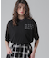 《WOMAN／直営店限定》SHEER LAYERED PRINT T-SHIRT／シアーレイヤード プリントTシャツ