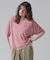 《WOMAN／直営店限定》SHEER LAYERED PRINT T-SHIRT／シアーレイヤード プリントTシャツ