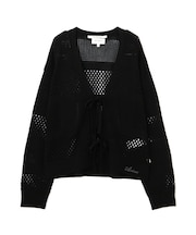 《直営店限定》MACRAME RIBBON KNIT CARDIGAN／マクラメリボンニットカーディガン