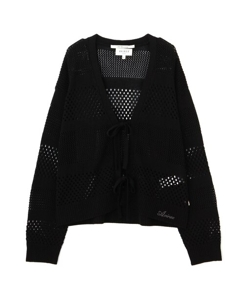 《直営店限定》MACRAME RIBBON KNIT CARDIGAN／マクラメリボンニットカーディガン