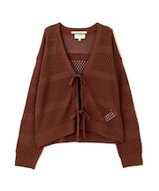 《直営店限定》MACRAME RIBBON KNIT CARDIGAN／マクラメリボンニットカーディガン