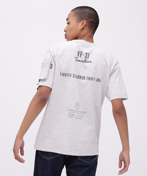 MIL. POCKET T-SHIRT ／ ミリタリーポケット 半袖Tシャツ ／ AVIREX