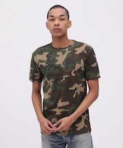 《WEB限定》DAILY RIB SHORT SLEEVE CREW NECK T-SHIRT 'CAMOUFLAGE'