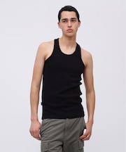 《DAILY／デイリー》RIB TANK TOP BACK CROSS／リブ タンクトップ バッククロス  デイリーウェア