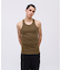《DAILY／デイリー》RIB TANK TOP BACK CROSS／リブ タンクトップ バッククロス  デイリーウェア