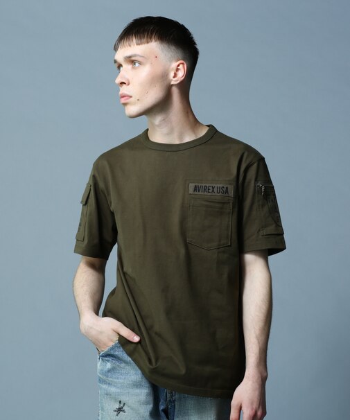 FATIGUE S／S T-SHIRT ／ ファティーグ 半袖 Tシャツ ／ AVIREX ／ アヴィレックス