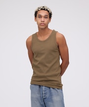 《DAILY／デイリー》RIB TANK TOP／リブ タンクトップ  デイリーウェア