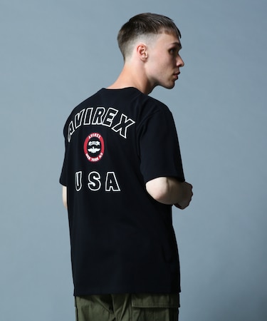 VARSITY LOGO T-SHIRT 2.0 ／ バーシティ ロゴ Tシャツ2.0 ／ AVIREX ／ アヴィレックス