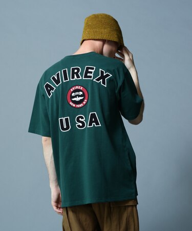VARSITY LOGO T-SHIRT 2.0 ／ バーシティ ロゴ Tシャツ2.0 ／ AVIREX ／ アヴィレックス