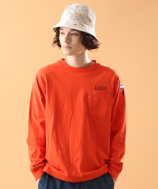 NAVAL PATCH LONGSLEEVE T-SHIRT ／ ネイバル パッチ ロングスリーブ Tシャツ ／ AVIREX