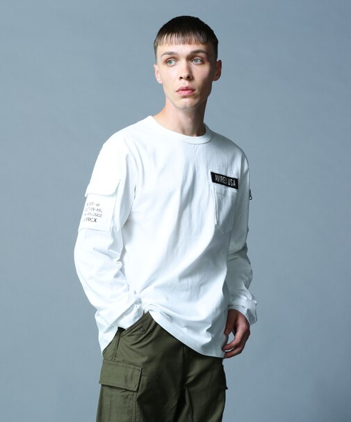 FATIGUE CREW NECK L/S T-SHIRT / ファティーグ クルーネック 長袖 Tシャツ