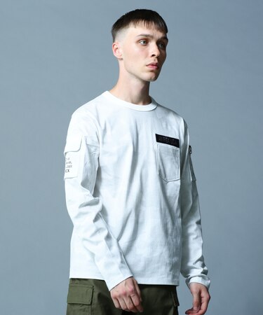 FATIGUE CREW NECK L／S T-SHIRT ／ ファティーグ クルーネック 長袖 Tシャツ