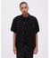 《TFQP by HANDROOM》UTILITY SHORTSLEEVE SHIRT FLAT BLACK ／ 半袖シャツ