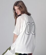 《WEB LIMITED Belle LINE》LACE NUMBERING T-SHIRT／レースナンバリングTシャツ
