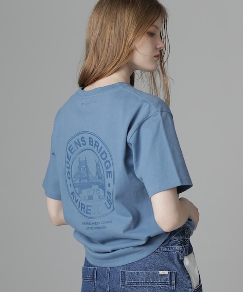 国内発送【AVIREX】サークルロゴ 半袖Tシャツ AVIREX｜CIRCLE LOGO T-SHIRT 
