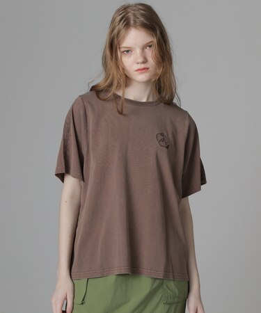 《直営店限定》LACE DETAILS EMBROIDERY T-SHIRT/レースディテール刺繍Tシャツ