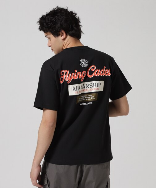 CADET PATCH T-SHIRT ／ カデット パッチ 半袖Tシャツ ／ AVIREX ／ アヴィレックス
