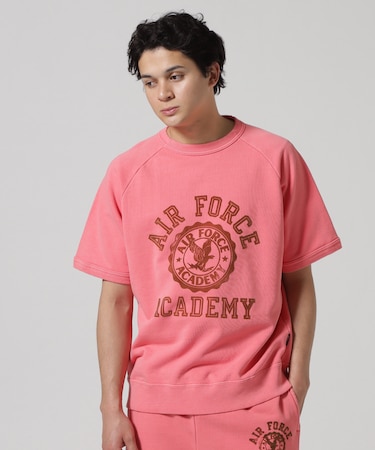 SWEAT T-SHIRT "USAFA" ／ スウェット 半袖Tシャツ ／ AVIREX ／ アヴィレックス