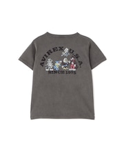 《KID'S／キッズ》FADE WASH PRINT T-SHIRT ／ フェイドウォッシュ プリント 半袖Tシャツ ／ AVIREX ／