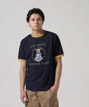 MIL. ACADEMY T-SHIRT "AF.JR" ／ ミリタリーアカデミー 半袖Tシャツ ／ AVIREX ／ アヴィレックス