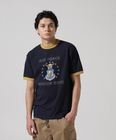MIL. ACADEMY T-SHIRT "AF.JR" ／ ミリタリーアカデミー 半袖Tシャツ ／ AVIREX ／ アヴィレックス