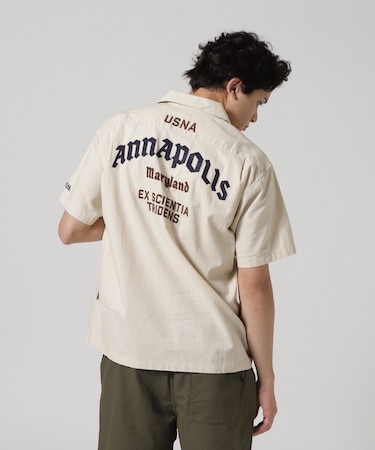 ANNAPOLIS WORK SHIRT / アナポリス 半袖ワークシャツ / AVIREX / アヴィレックス